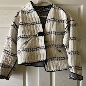 Zara quilted coat